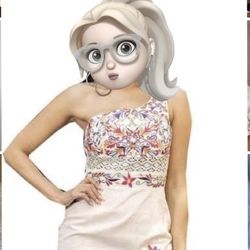 Stunning Hand-Embroidered Mexican-Style One-Shoulder Dress 