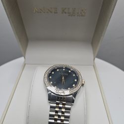 Anne Klein New York Crystal Ladies Bracelet Watch 12/7743BMTT