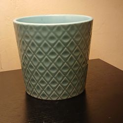 Light Blue Ceramic Pot 