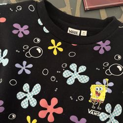 XS Vans Spongebob Crewneck