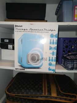 Vintage Speaker Fridge