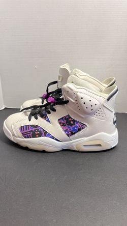 Nike Air Jordan 6 VI Retro Quai 54 Sail Purple Blue Brown Size 10.5. CZ4152-101