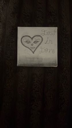Lost In Love XXS canvass Drawing (Self Made)