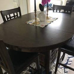 New Counter Top Table And 6 Chairs