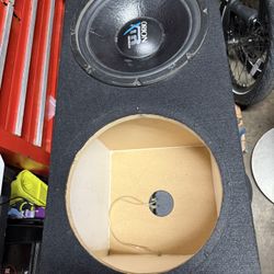 12” Subwoofer Box And Sub Speaker