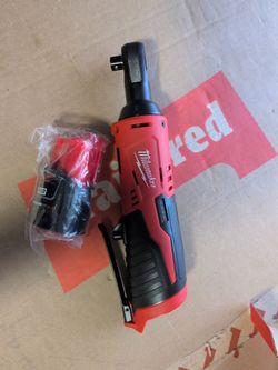 Milwaukee M12 3/8" Ratchet, 2.0ah Battery 105.00