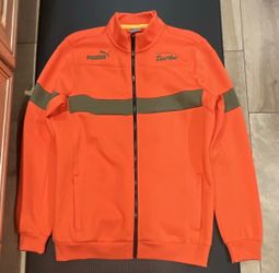 Puma,orange men’s medium zip up