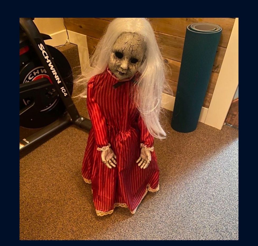 Roaming Creepy Doll Animatronic