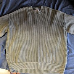 Hollister Green Knit Sweater