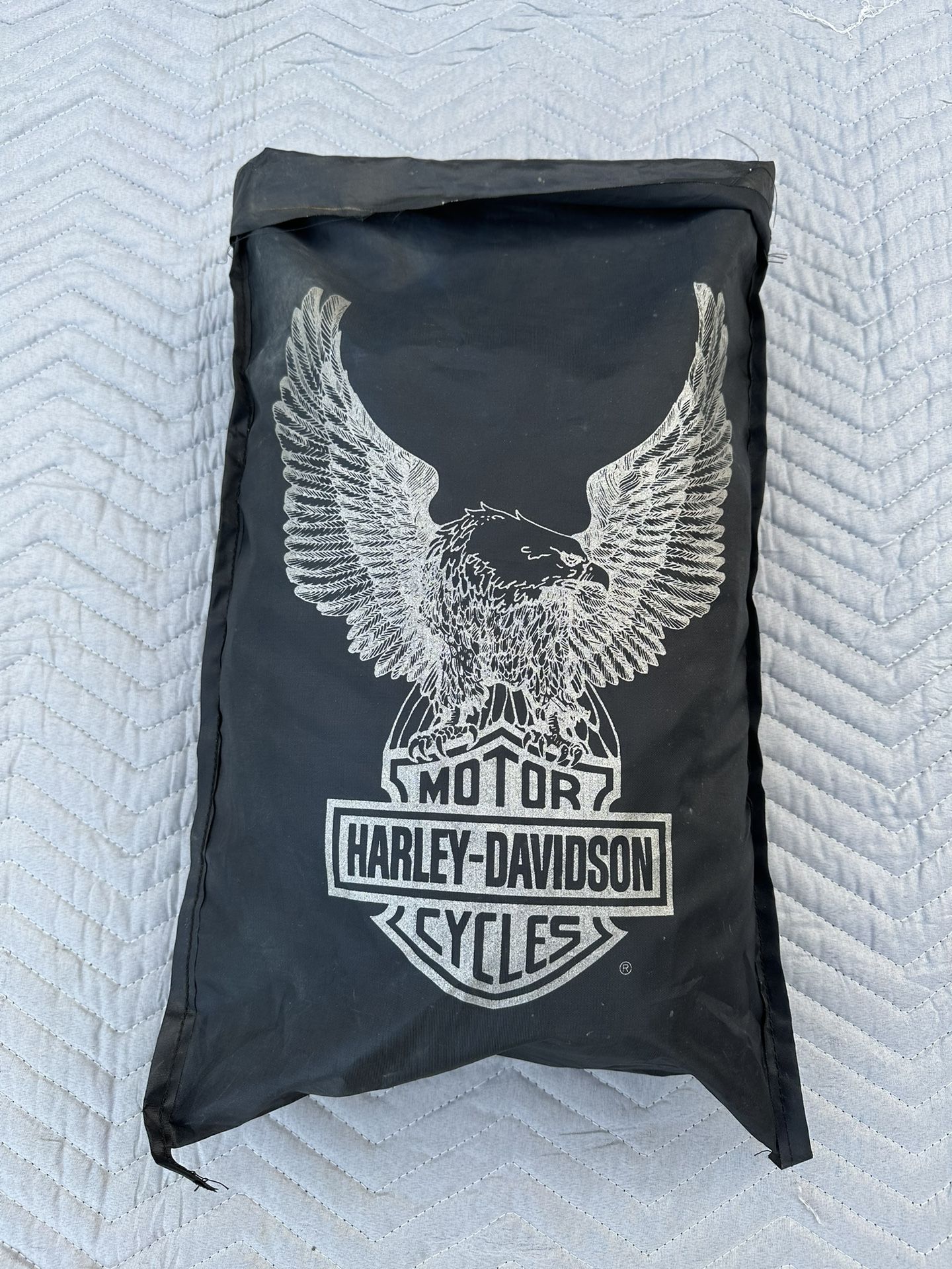 Harley Davidson Motorcycle Black Cover, Preowned