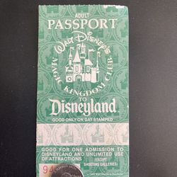 Disneyland ticket