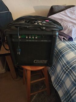 Crate practice amp 60 firm comes with 2cords