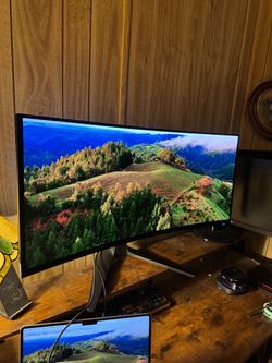 Alienware AW3423DWF Curved QD-OLED Gaming Monitor - 34-inch Quantum Dot, 0.1Ms 165Hz 21:9, 99.3% DCI-P3 Color Gamut, VESA DisplayHDR, 400, AMD FreeSyn