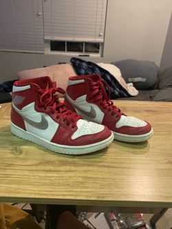 Jordan 1 Red Silver Metal