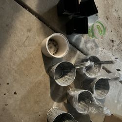 Small Flower/plant Grow Pots/hanging- Metal And Plastic - Garden/home 