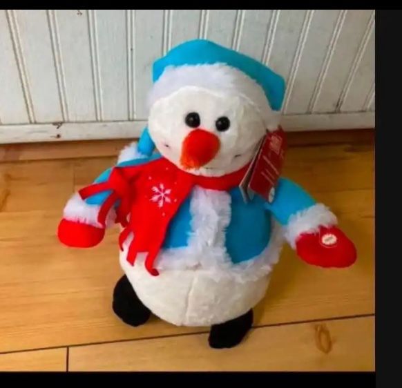 Plush Singing Snowman
