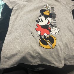 NWT Minnie Mouse Girl’s Size 14/16 Gray Tee