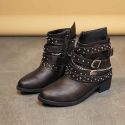 Studded Ankle Boots