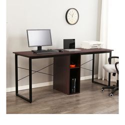 78” Double Workstation Desk – Perfect for Home Office / 2 People
