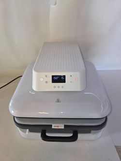 HTVRONT Auto Heat Press Machine 15x15 Swing Drawer Digital Heat Transfer Press EUC