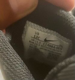 Kids play Nike shoes