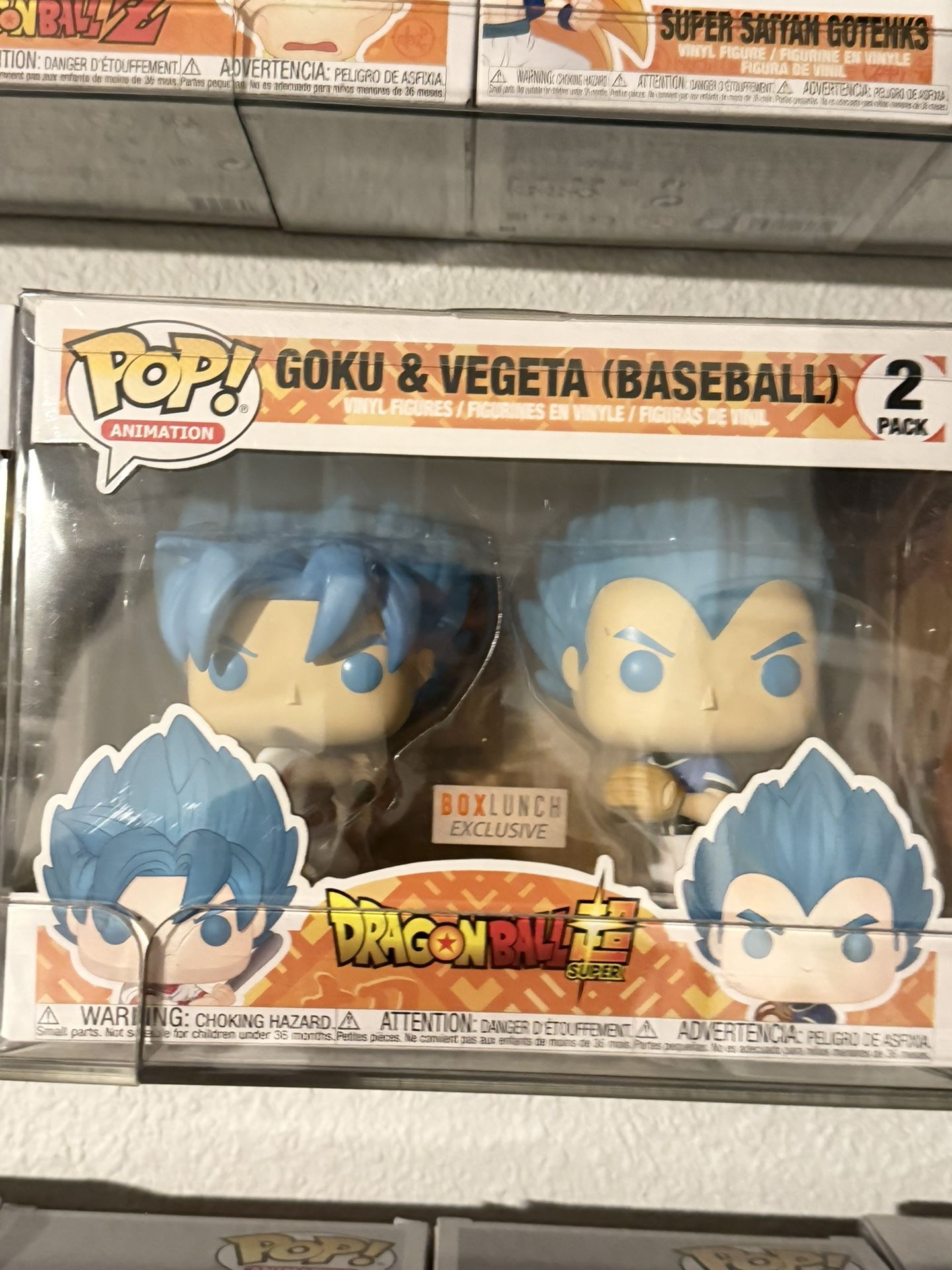 Goku And Vegeta Baseball Funko Pop