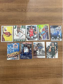 NBA Stars Inserts and Parallel Cards