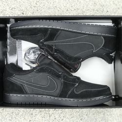 Travis Scott Jordan 1 Black Phantom Low