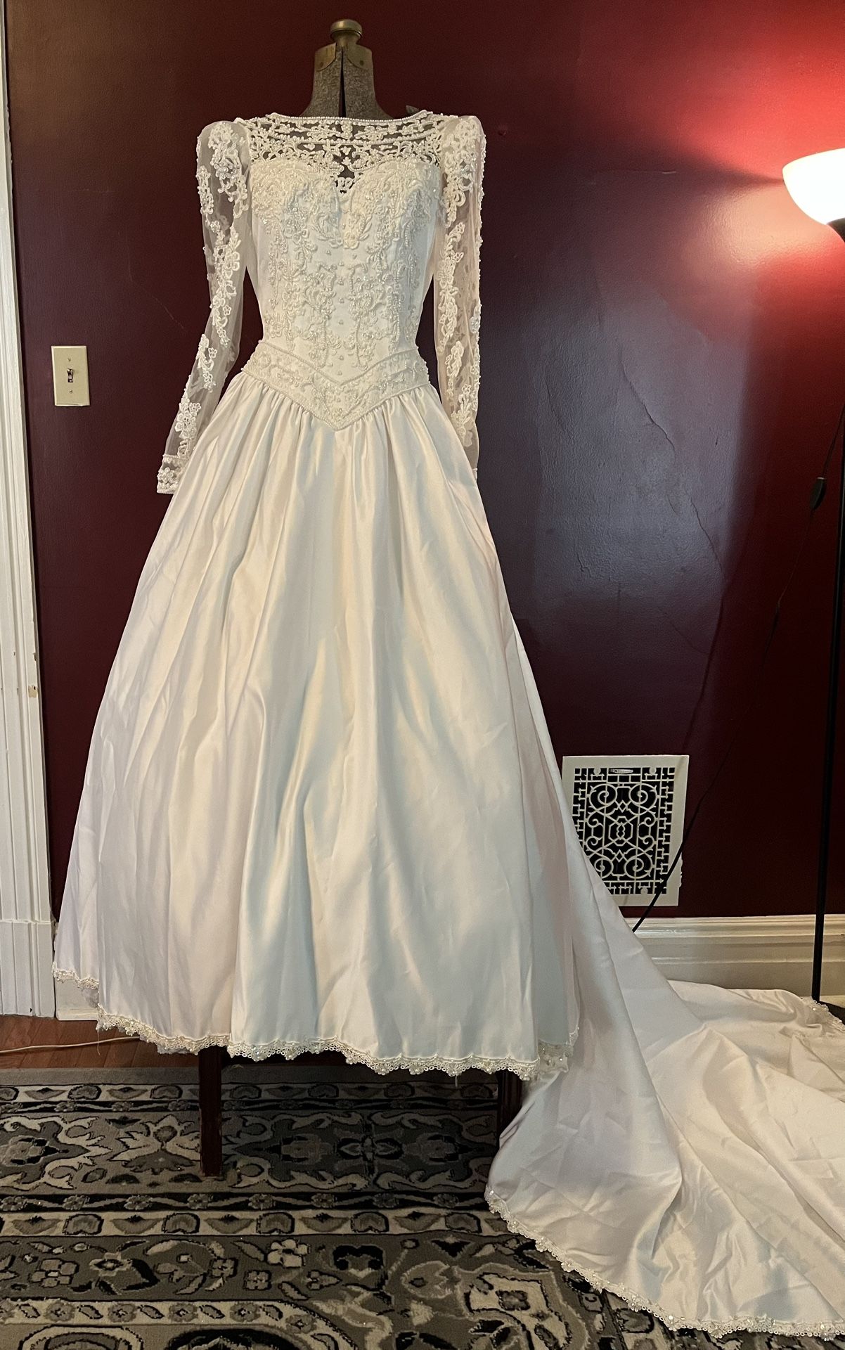Wedding Dress Vintage Sample Alfred Angelo