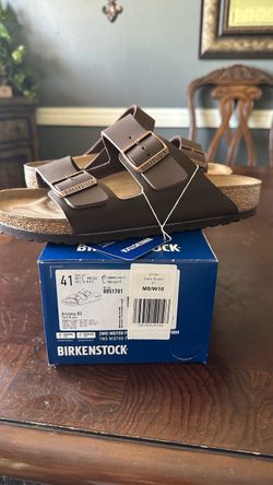Birkenstock Arizona BS Dark Brown Sandals Size 41