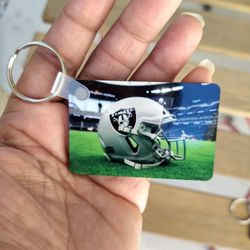 Custom Made Raiders Keychain 