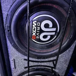 2 12” Subwoofers And Skar 1200 Watt Amp 