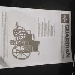 20" Reclining Nylon Wheelchair Removable Desk-length Ams Elevating Legrests $309 MSRP 