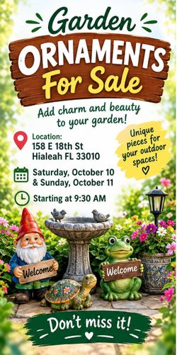GARDEN ORNAMENTS FOR SALE
