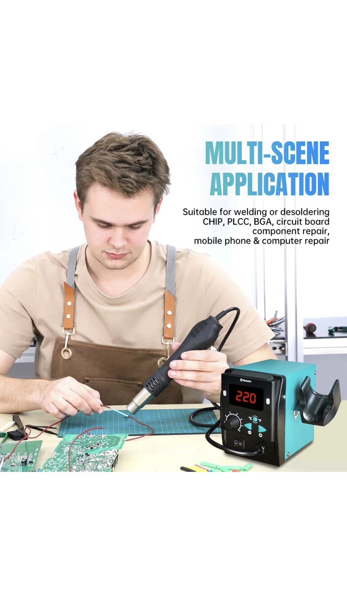 Digital Heat Gun Soldering Station.
