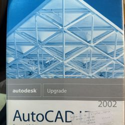 Autodesk AutoCAD LT Software 2002 CD Disk Set Booklet Box CD Key North America 