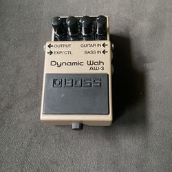 Boss AW-3 Dynamic Wah envelope vowel/formant filter