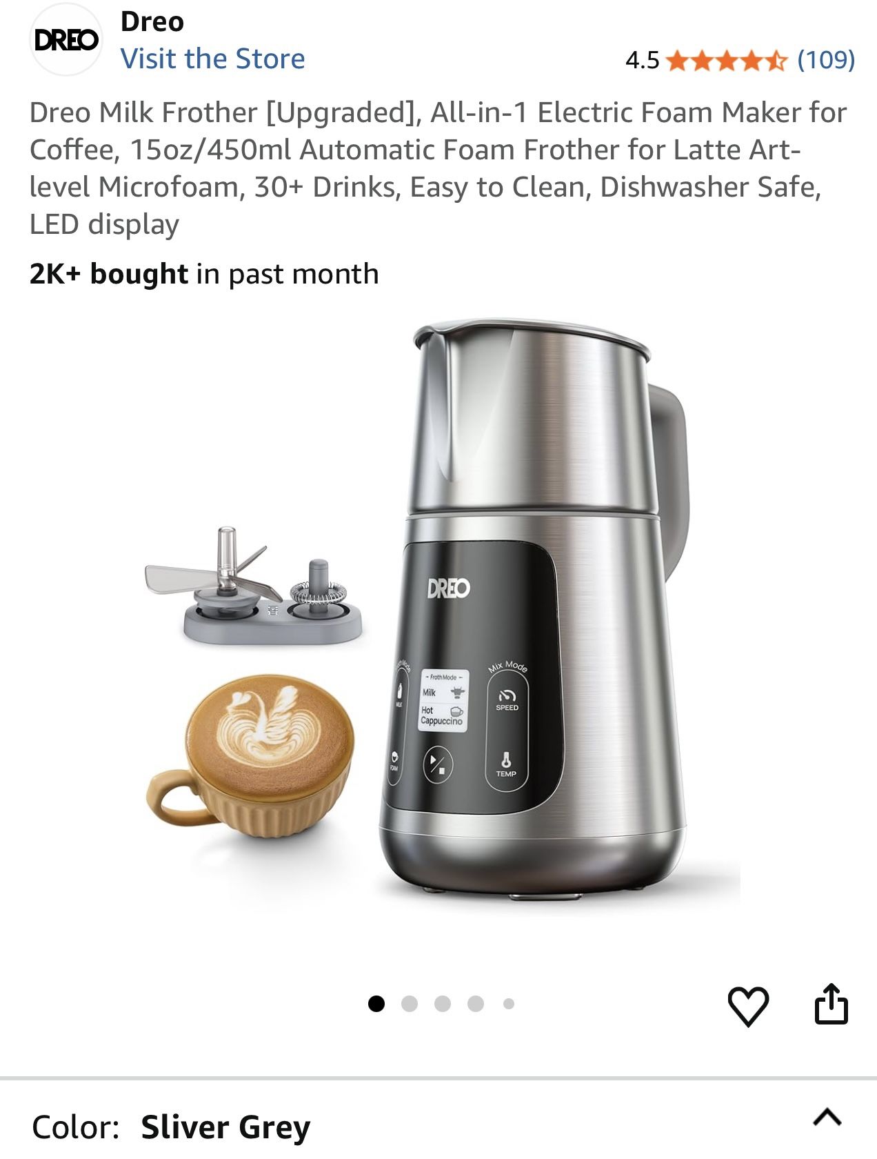 All In 1 Electric Foam Maker For Coffee
