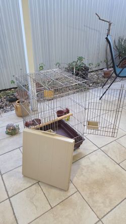 Jaula Gris Para Aves En Exelentes Condiciones
