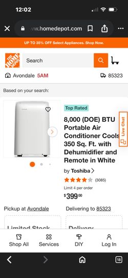 Toshiba Portable AC Unit