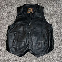 Leather Vest XL