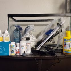 Complete Aquarium Set Up For Fish Or Shrimp-Has EVERYTHING You Need!