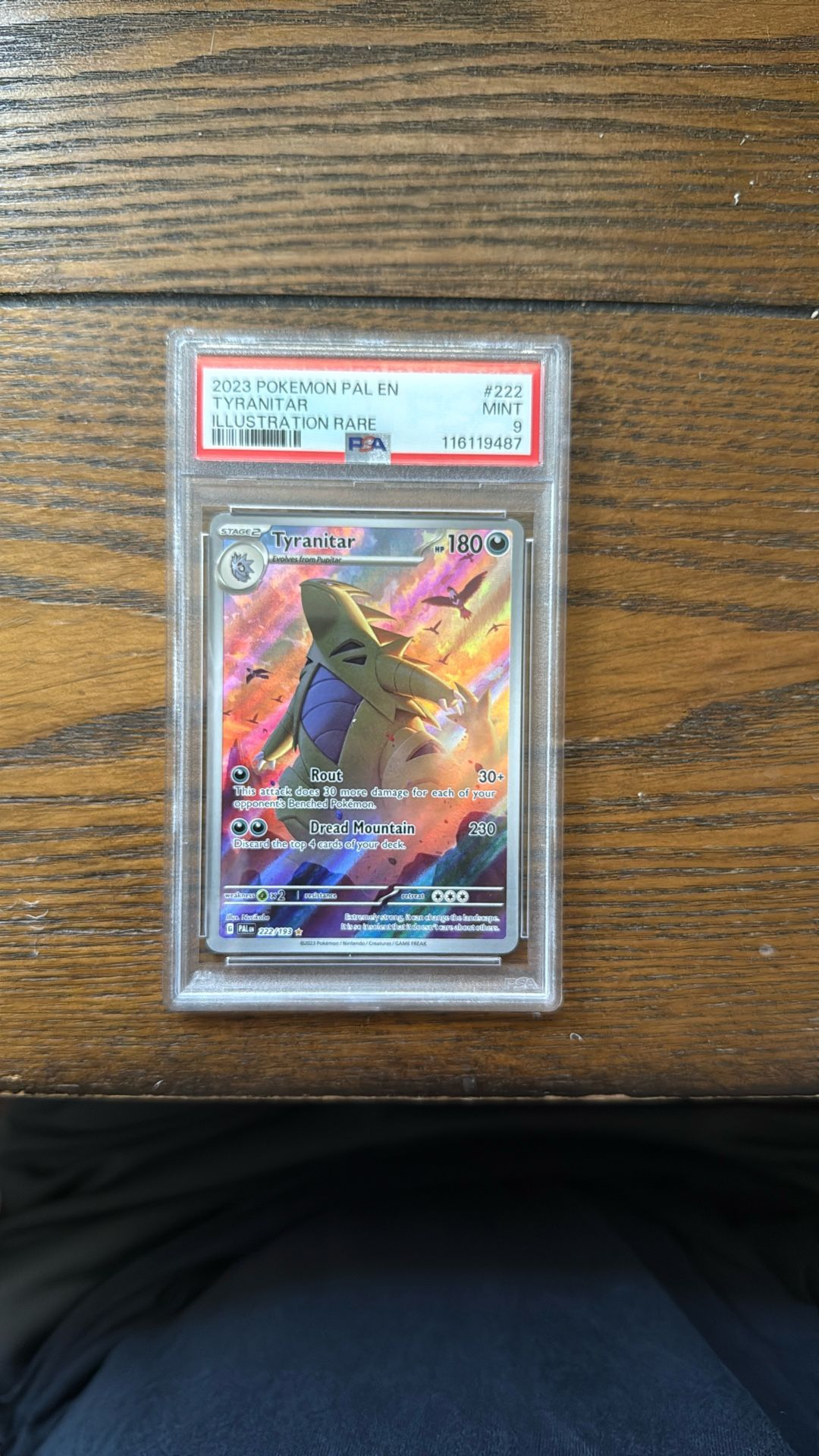 Tyranitar IR #222 PSA 9