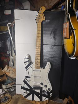 EVH Tribute Fender Starcaster Guitar EXC Pro fret-level setup Spa perfect now 229!