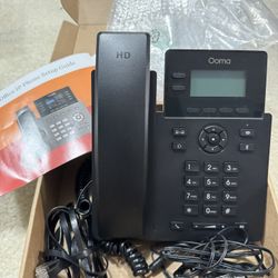 Ooma 2602 Business IP Desk Phone Works with Office Cloud Based VoIP Phone