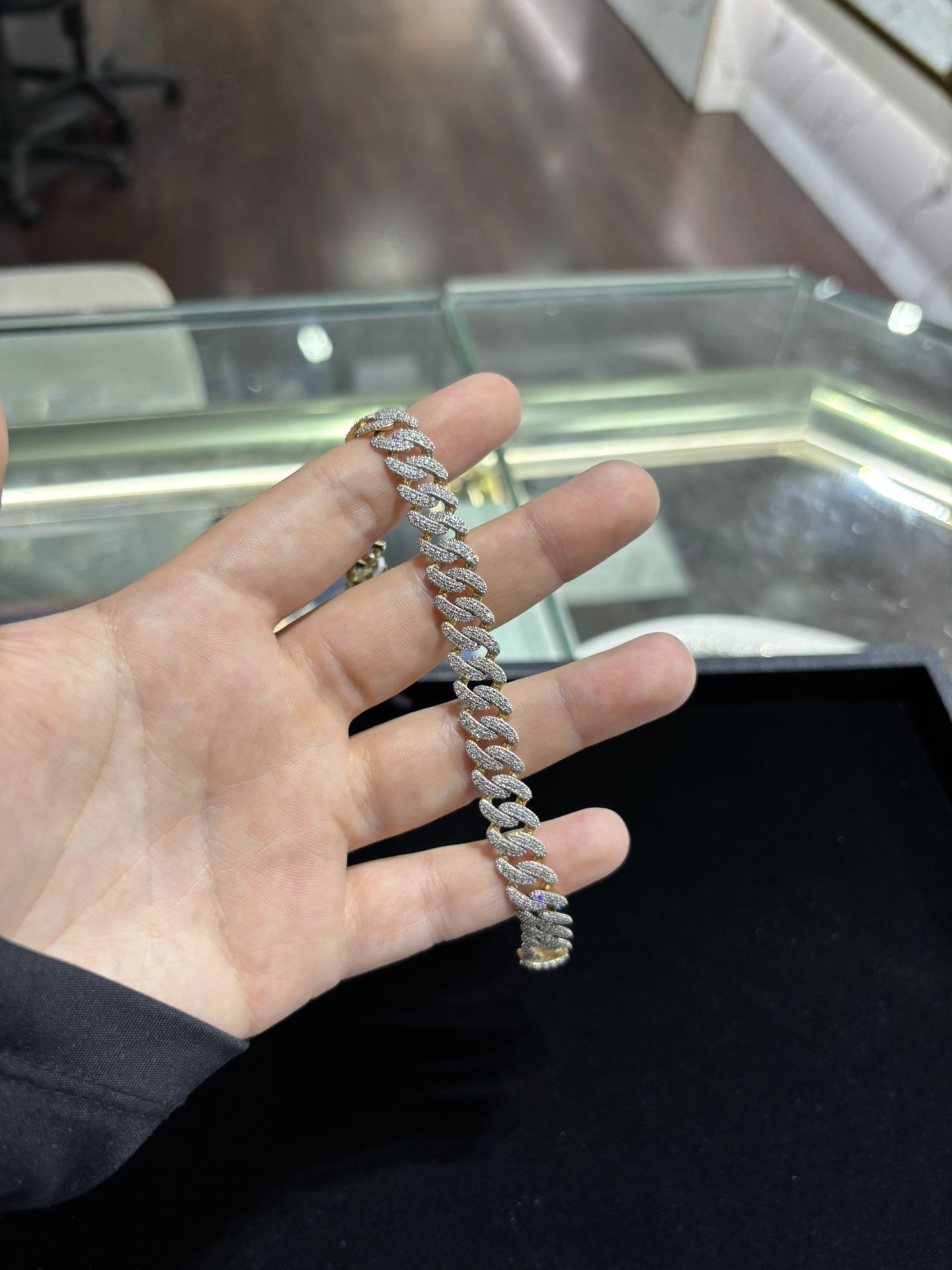 10k Gold Diamond Bracelet