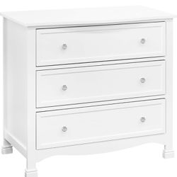 DaVinci Kalani 3-Drawer Dresser in White (35.5 X 21.5 X 33.75in)
