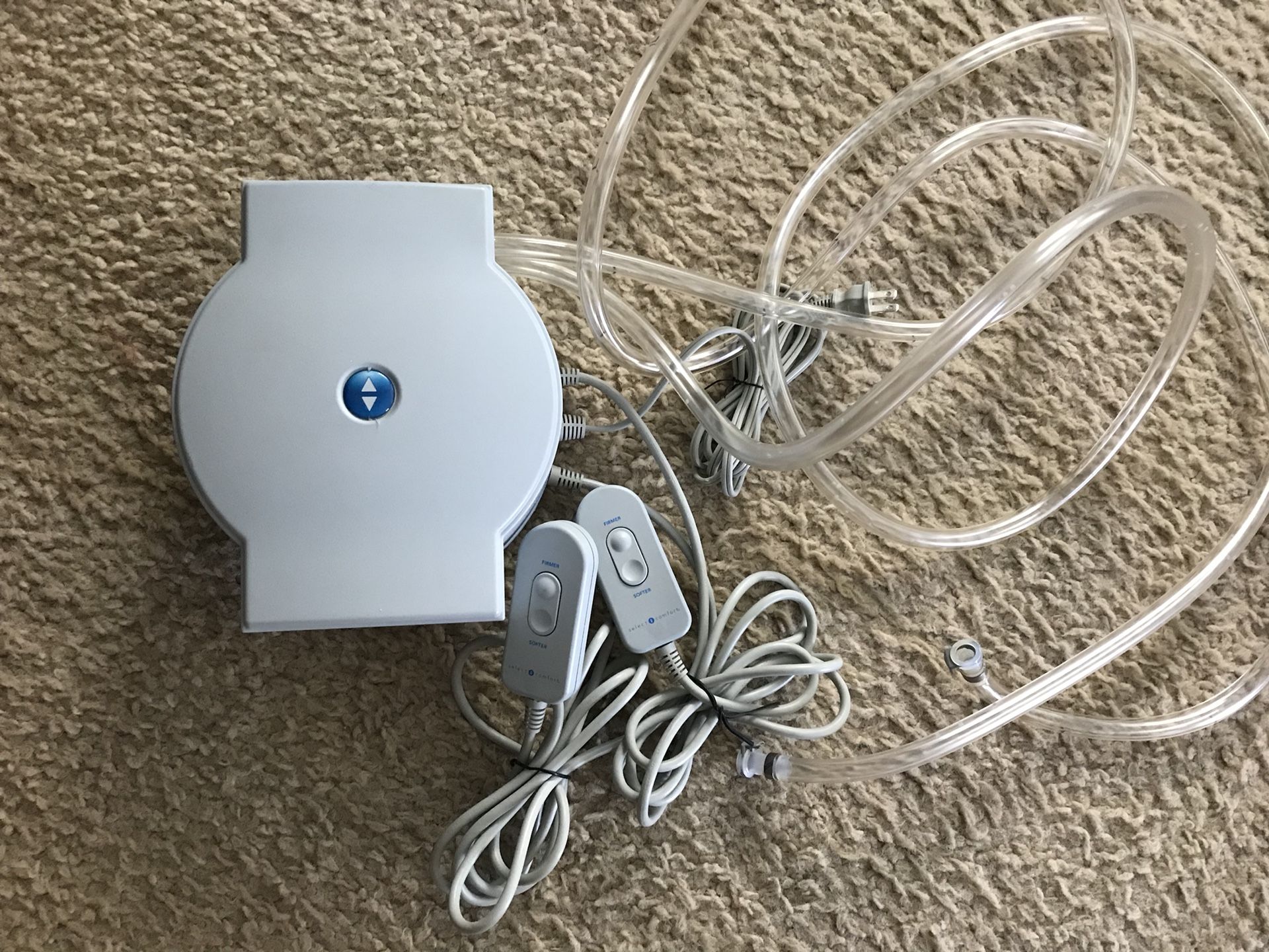 Sleep Number Bed Firmness Control System (air pump) and 2 remotes and