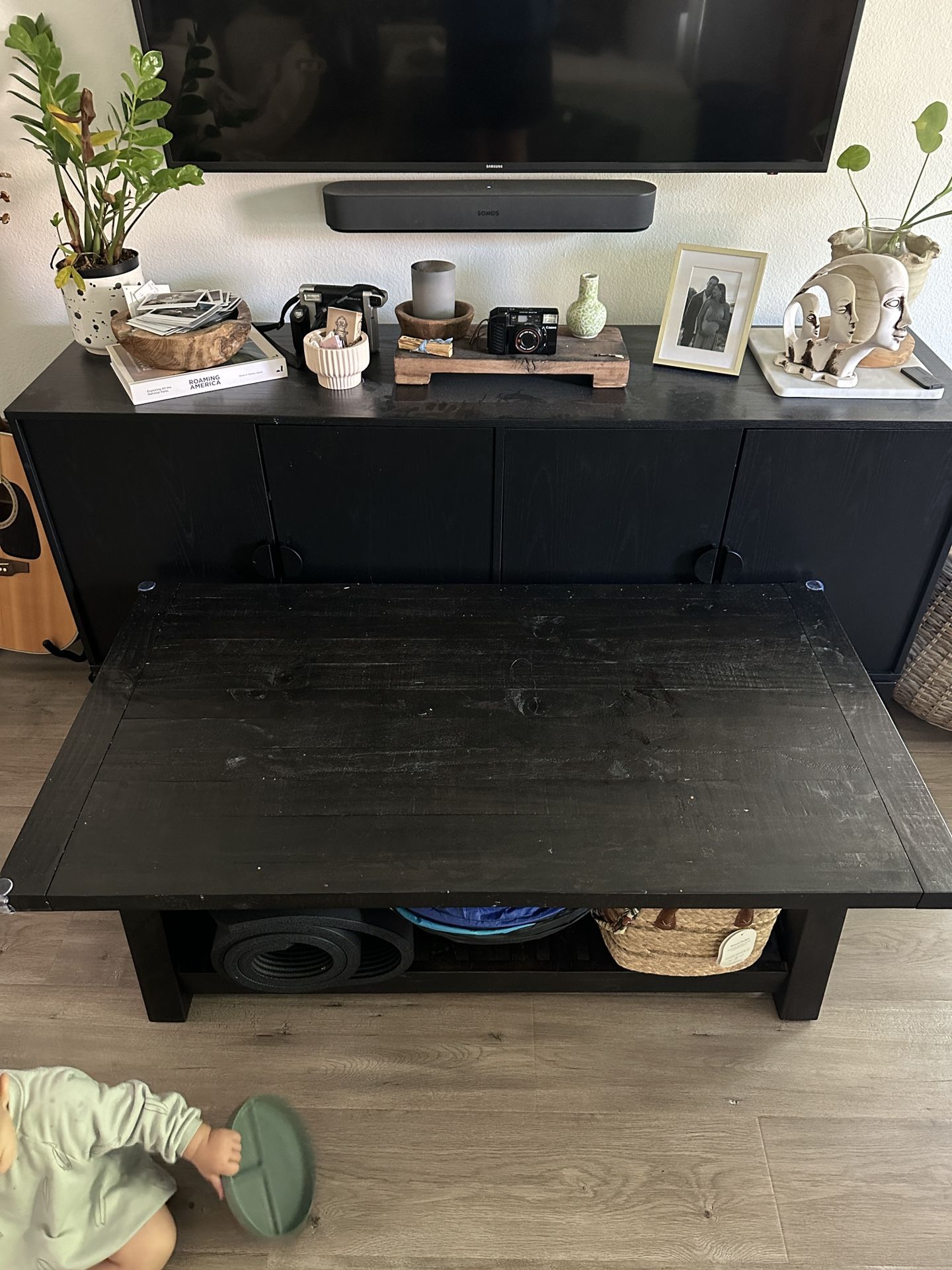 Black Wood Coffee Table
