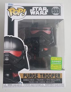 Star Wars Funko Pop #533 Purge Trooper Comicon Exclusive 